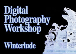 A Digital Photography Workshop on winter photography during the Winterlude Festival, Ottawa, Ontario